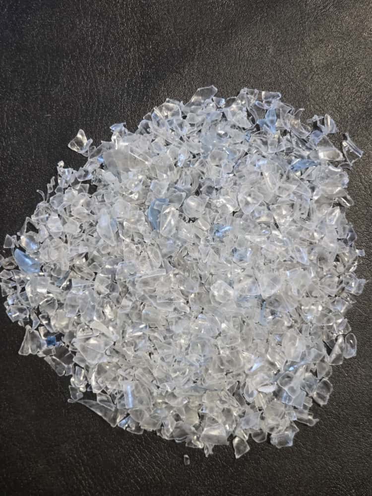rPET Flakes clear